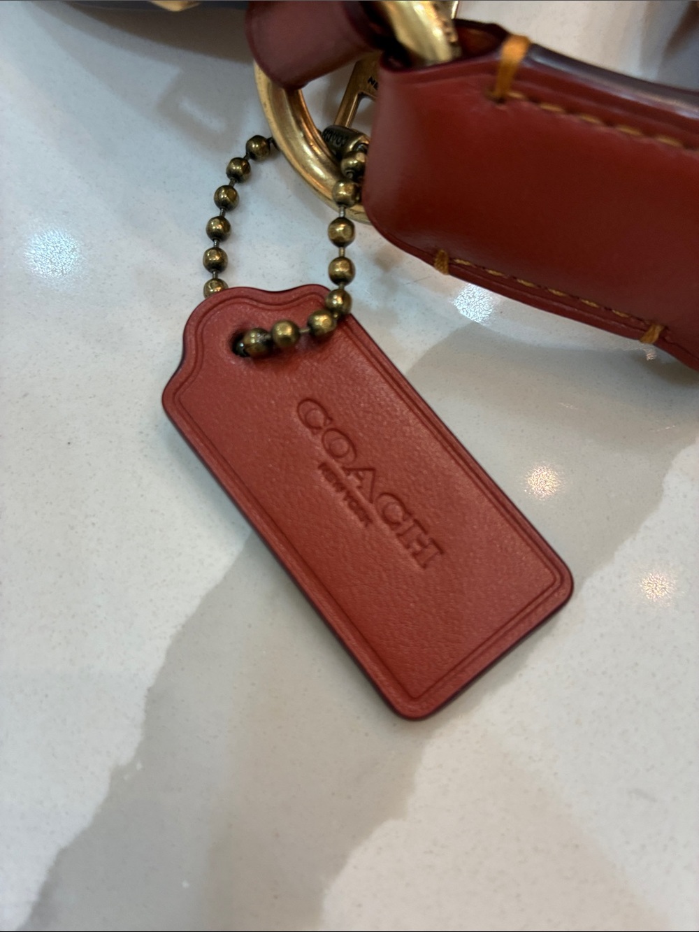 Coach Brown Signature Fanny Pack - Picture 4 of 5
